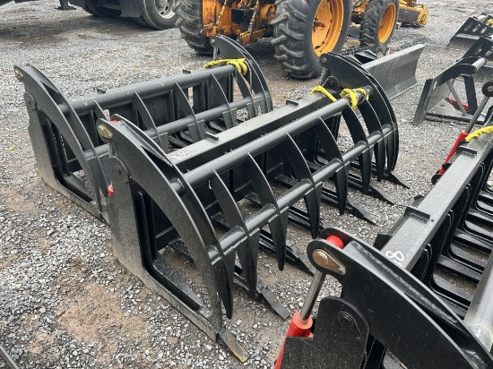 WILDCAT 74" HEAVY DUTY LOG GRAPPLE W/ TEETH