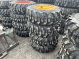 10-16.5 TIRES ON CATERPILLAR WHEELS