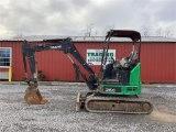 2016 DEERE 26G MINI EXCAVATOR