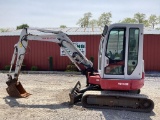 2014 TAKEUCHI TB138FR MINI EXCAVATOR