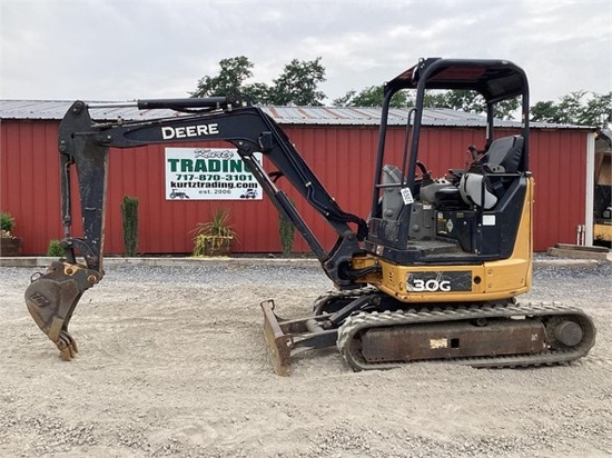 2018 DEERE 30G MINI EXCAVATOR