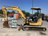 2014 KOMATSU PC55MR-3 MINI EXCAVATOR