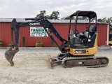 2018 DEERE 30G MINI EXCAVATOR