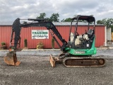 2016 DEERE 35G MINI EXCAVATOR