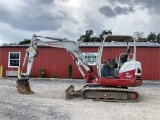 2017 TAKEUCHI TB240 MINI EXCAVATOR