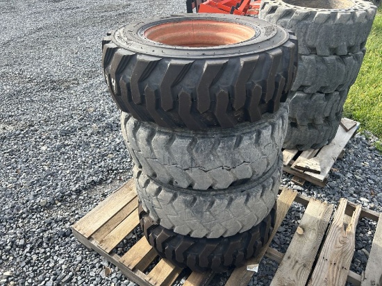 10-16.5 TIRES ON BOBCAT WHEELS
