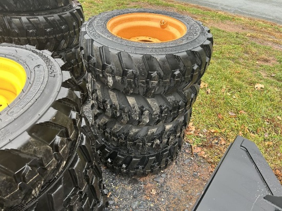 10-16.5 TIRES ON CASE WHEELS