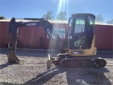 2017 DEERE 35G MINI EXCAVATOR
