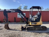 2016 DEERE 35G MINI EXCAVATOR