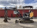 2018 VOLVO EC35D MINI EXCAVATOR