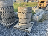 SOLID TIRES AND WHEELS