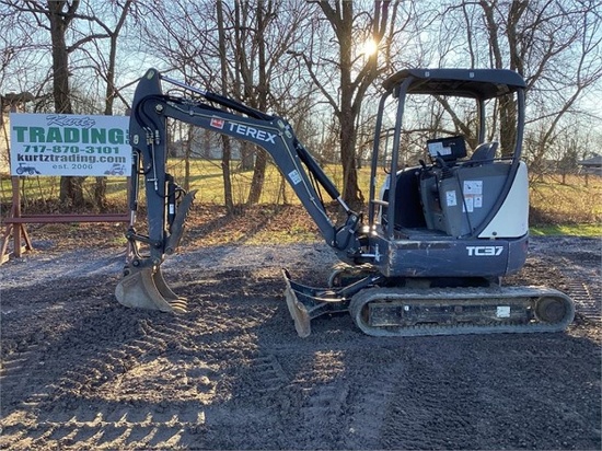 2012 TEREX TC37 MINI EXCAVATOR