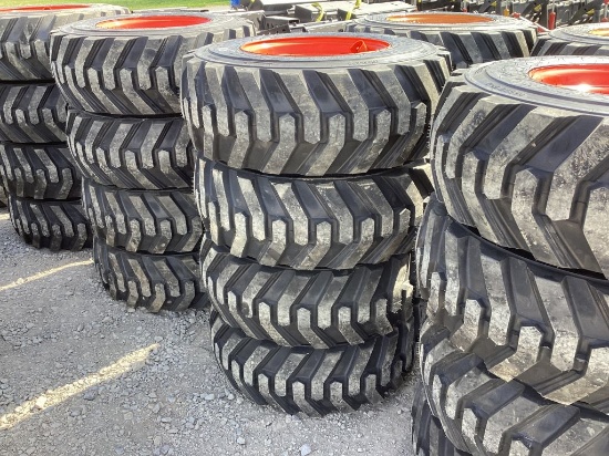 12-16.5 TIRES ON BOBCAT LARGE HOLE WHEELS