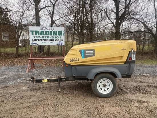 2020 ATLAS COPCO XAS185CD7 AIR COMPRESSOR