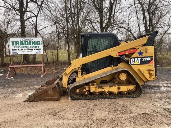 2018 CATERPILLAR 299D2 SKID STEER LOADER