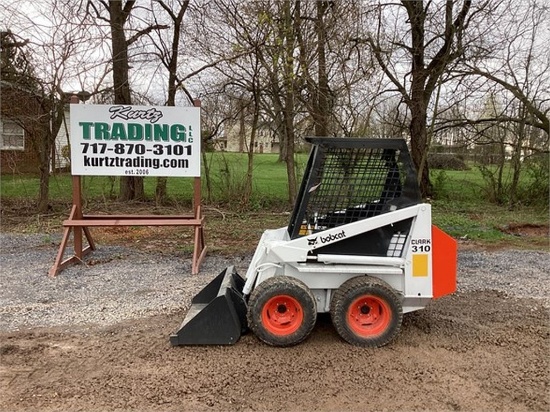 1982 BOBCAT 310 SKID STEER LOADER | Heavy Construction Equipment Skid ...