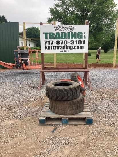 PALLET OF MISC BOBCAT WHEELS & TIRES
