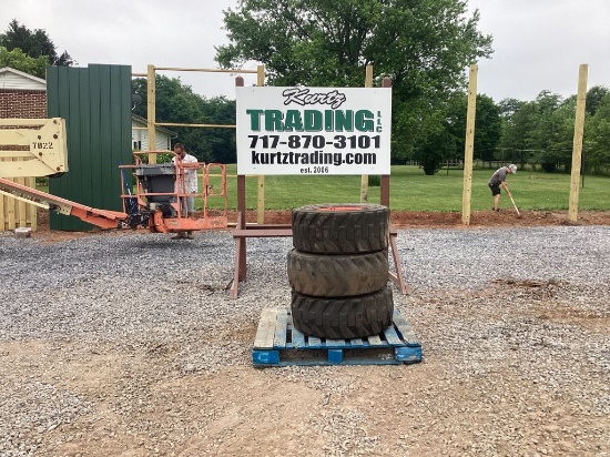 (3) BOBCAT 12X16.5 TIRES & WHEELS