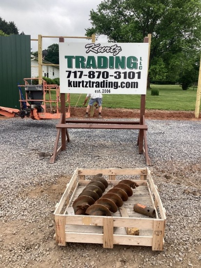 (2) BOBCAT 9" AUGER BITS