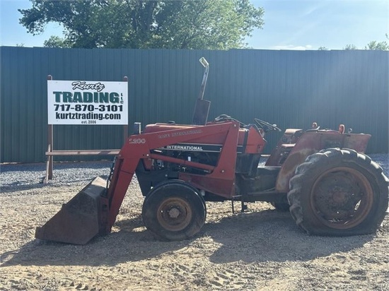 1991 CASE IH 395 FARM TRACTOR