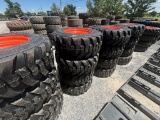 12-16.5 TIRES ON BOBCAT (BIG HOLE) WHEELS