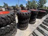 12-16.5 TIRES ON BOBCAT (SMALL HOLE) WHEELS