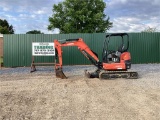 2020 KUBOTA U35-4 MINI EXCAVATOR