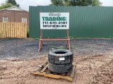 (2) 12-16.5LT 2WD BACKHOE TIRES