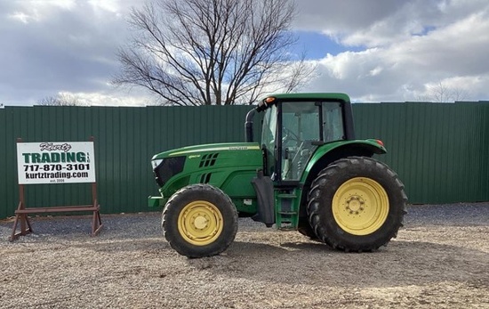 2015 JOHN DEERE 6140M FARM TRACTOR