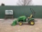 2018 JOHN DEERE 1025R COMPACT TRACTOR