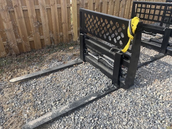 WILDCAT 48" HYDRAULIC ADJUSTING PALLET FORKS