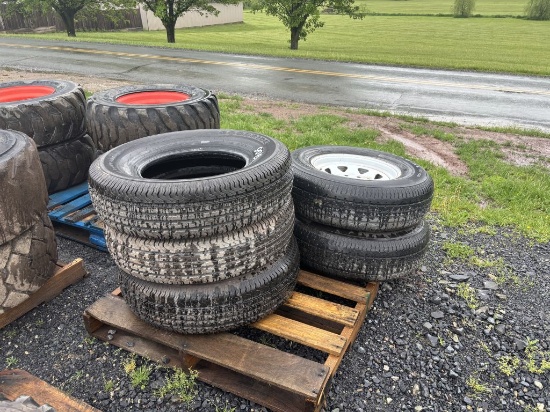 ST235/80 R16 TIRES AND WHEELS