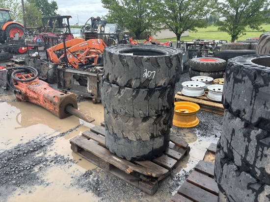 33 X 12-20 SOLID TIRES