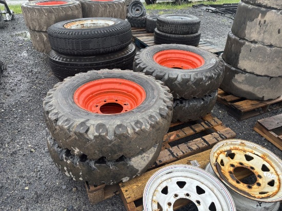 7.5-16.5 TIRES AND WHEELS