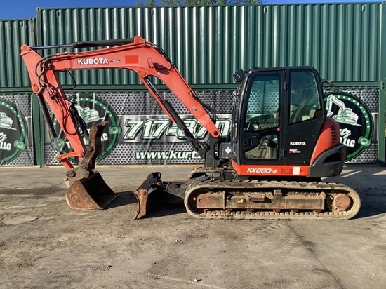 2018 KUBOTA KX080-4 EXCAVATOR