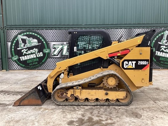 2018 CATERPILLAR 299D2 SKID STEER