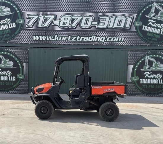 2018 KUBOTA RTV-XG850 SIDEKICK UTILITY VEHICLE