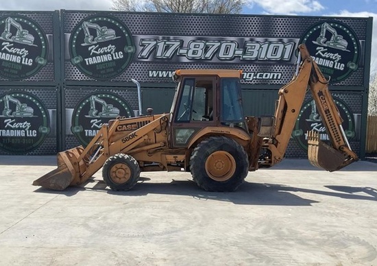 1990 CASE 580K BACKHOE