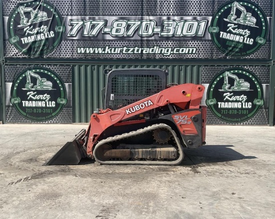 2016 Kubota Svl75-2 Skid Steer