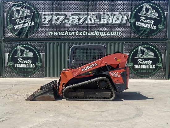 2017 Kubota Svl75-2 Skid Steer