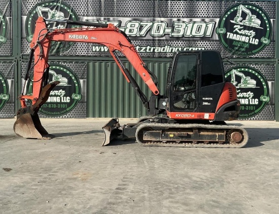 2018 Kubota Kx080-4s2 Excavator