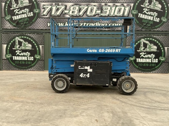 2019 Genie Gs2669rt Scissor Lift