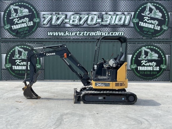 2018 Deere 26g Excavator