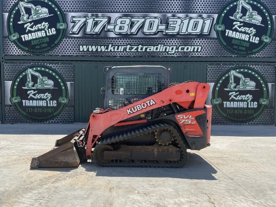 2017 KUBOTA SVL75-2 SKID STEER