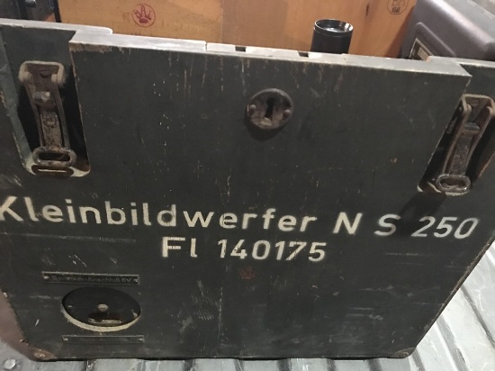 "Kleinbildwerfer NS 250 Fl 140175", 1942 Training projector for airmen and anti-aircraft defen