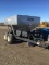 Adams 8'x6' Stainless Steel Dual Axle Fertilizer Spreader w/ Cover.