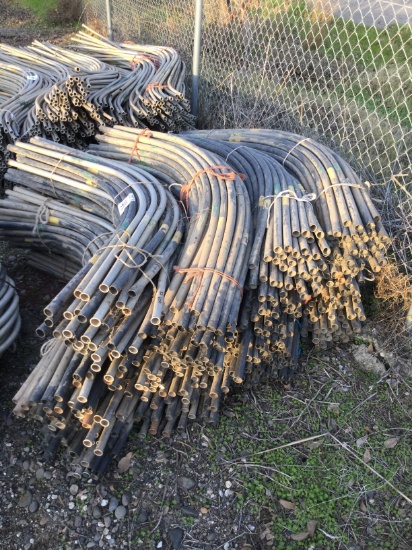 Lot of Approx (600) 1" Aluminum Double Bend Siphon Pipe