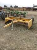 Landlever 8' Box Scraper w/ Transport Wheels