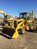 Cat R90 Backhoe w/ 4 in 1 front Loader, Extendahoe, Cab and 12