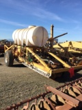 Sweco 22' Rice Roller w/ Transport Wheels and 1000 Gallon Poly Tank